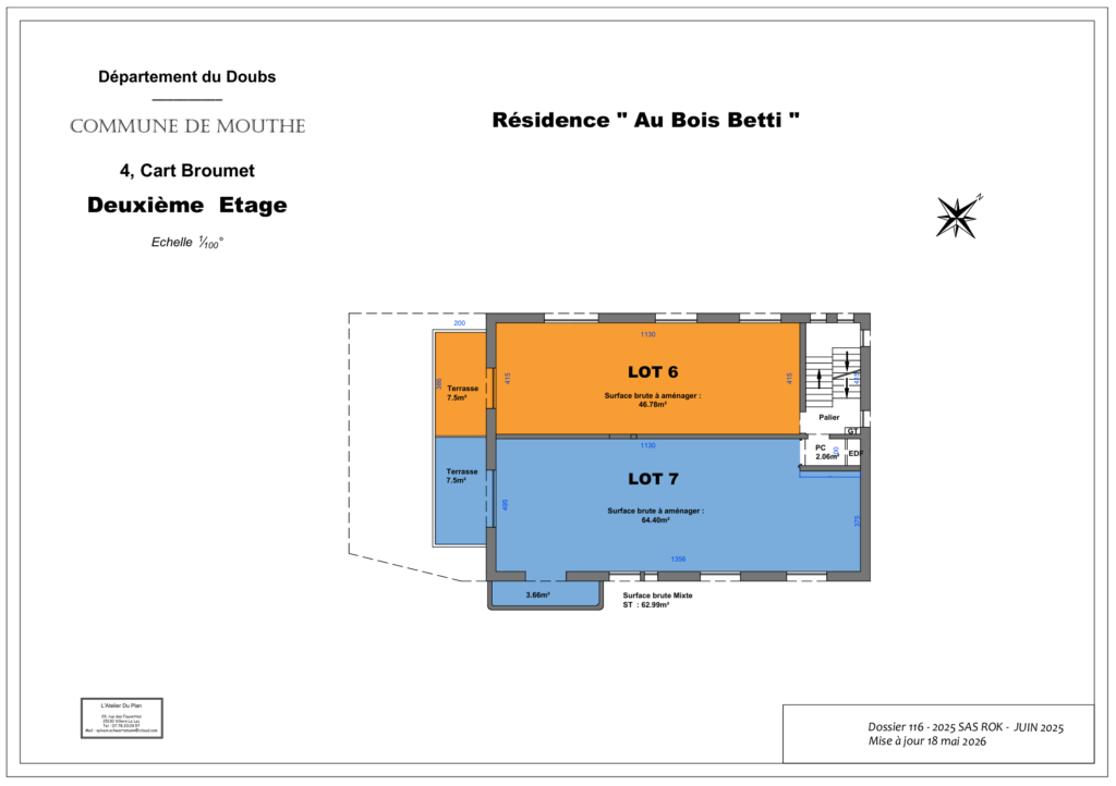 Immoxalis | Vue Appartements à aménager à Mouthe ! Résidence “O’Bois Betti”, bien immobilier, Mouthe