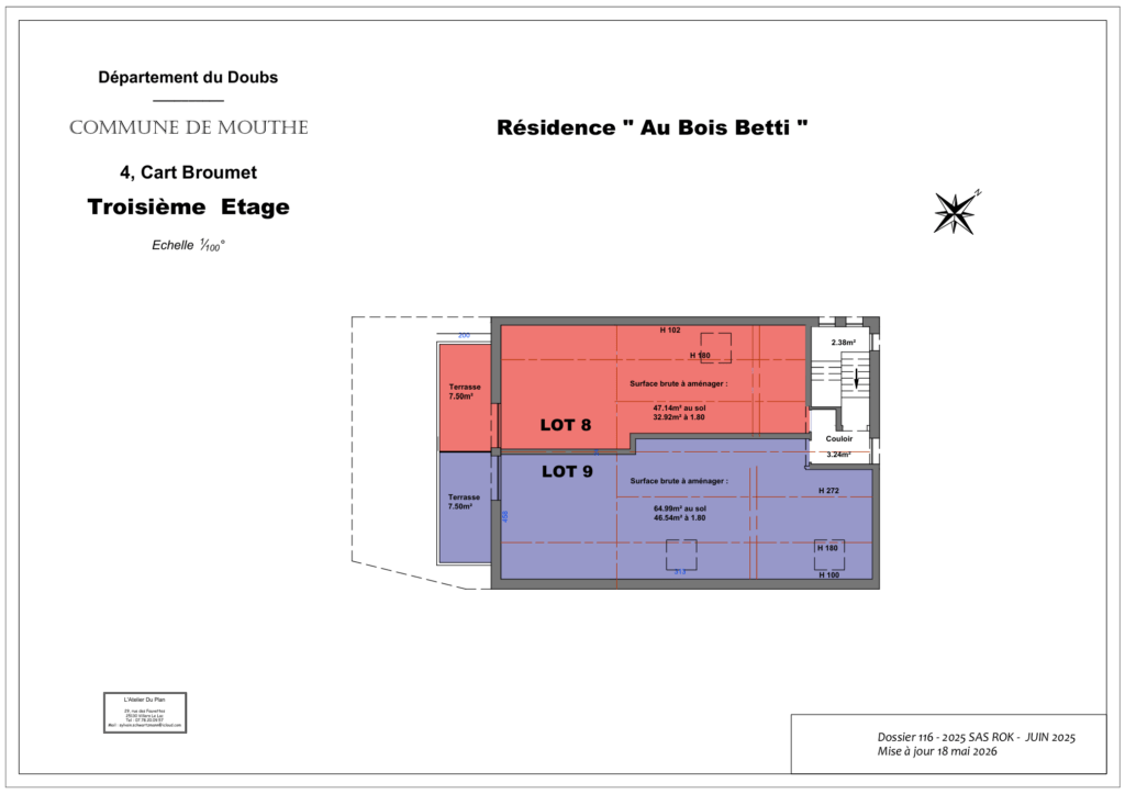 Immoxalis | Vue Appartements à aménager à Mouthe ! Résidence “O’Bois Betti”, bien immobilier, Mouthe